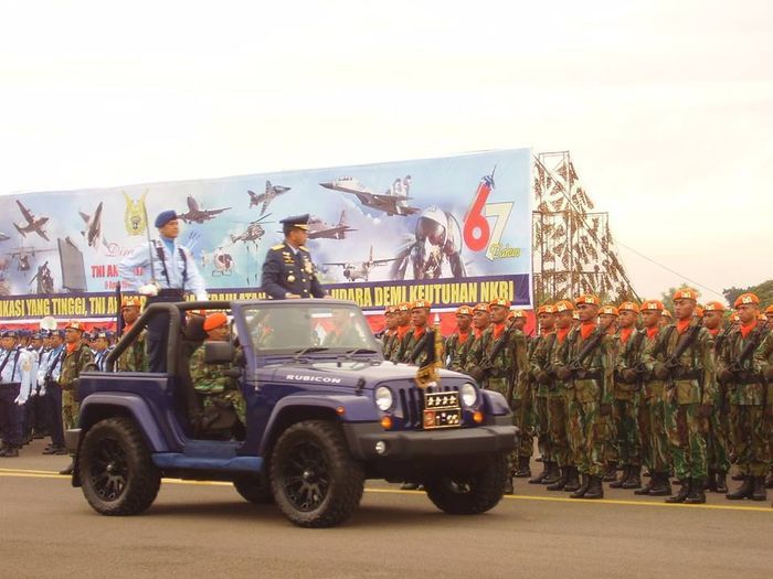 Jeep Rubicon TNI AU