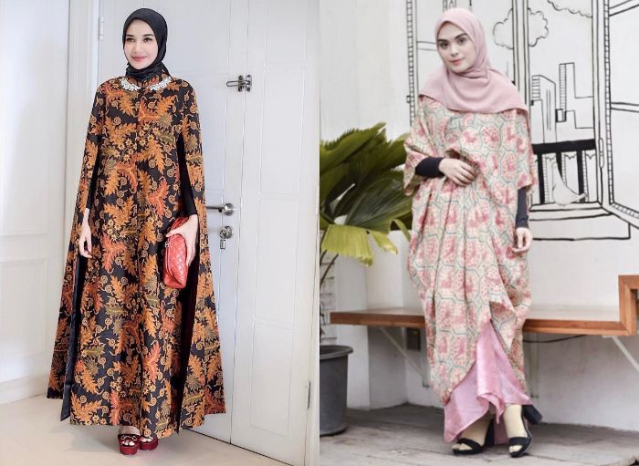 Long dress batik hijab hotsell