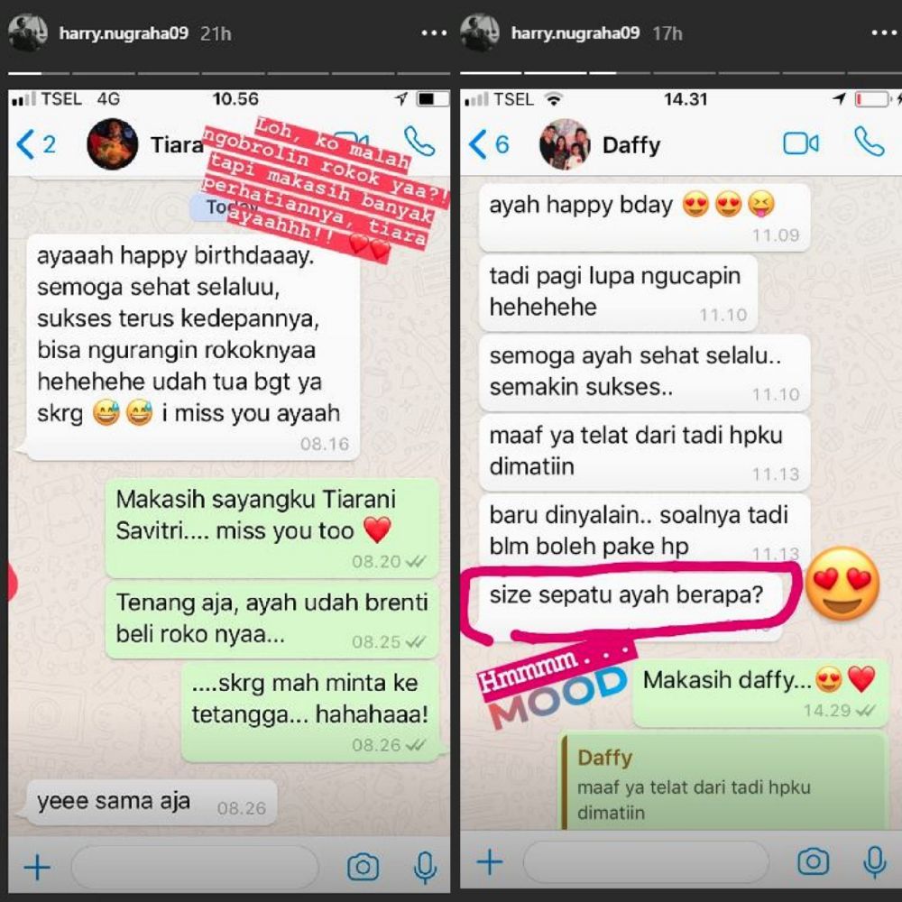 So Sweet Begini Ucapan Selamat Ulang Tahun 2 Anak Mulan Jameela
