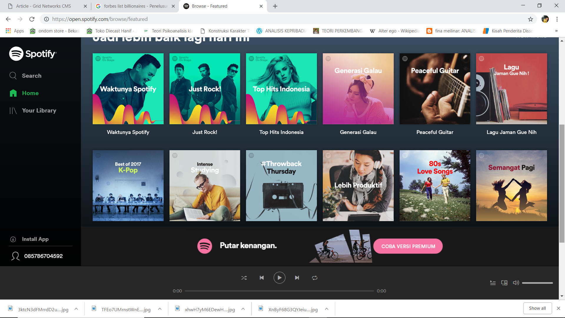 Spotify Browser