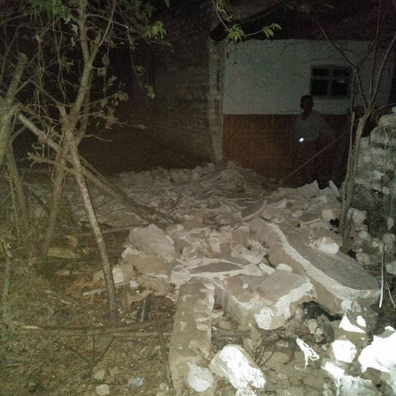 Kerusakan akibat gempa Situbondo