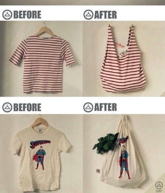 DIY: Modifikasi baju bekas