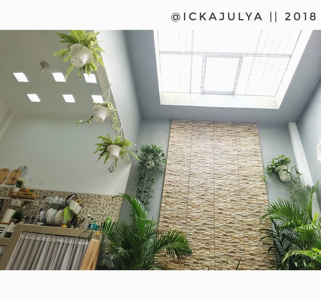 Inspirasi Desain Taman Indoor Ukuran 2.8m×3.2m Milik @ickajulya 