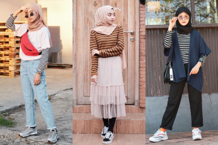 Style Hijab Dengan Sneakers Hot Sale ...