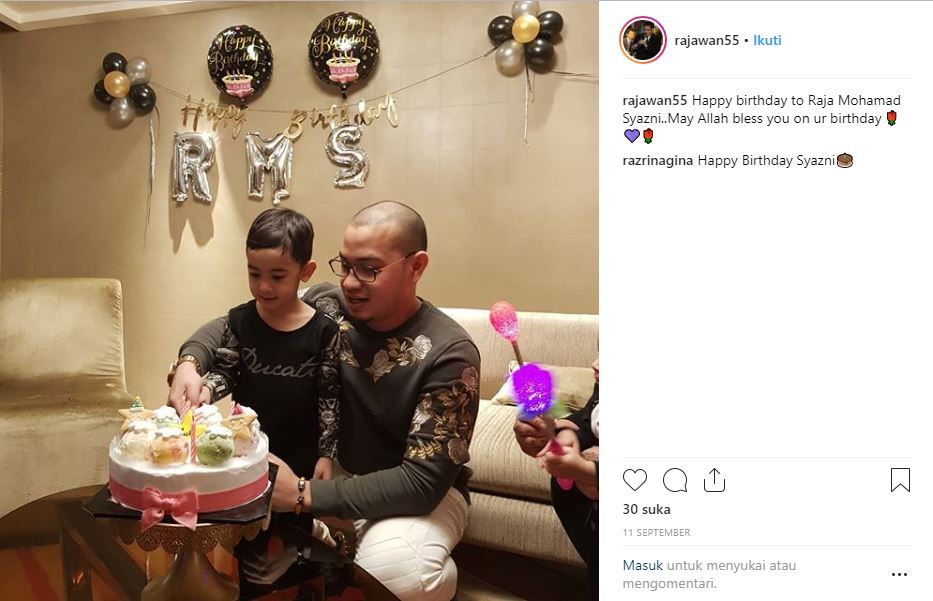 Bubu mantan pacar Syahrini tengah merayakan ulang tahun
