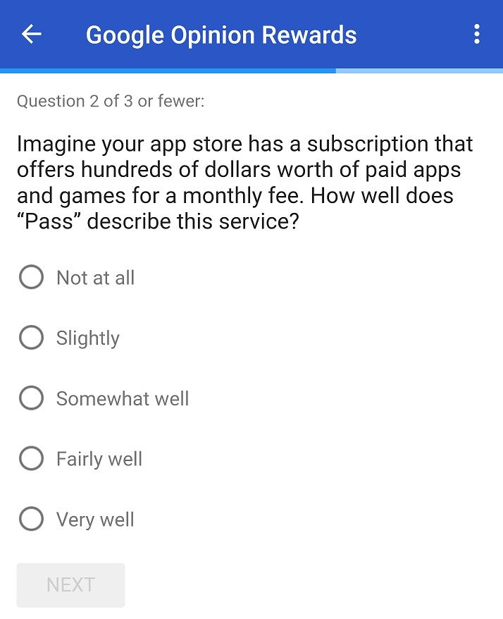 Google Opinion Rewards