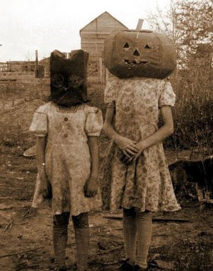 Foto perayaan Halloween jaman dulu