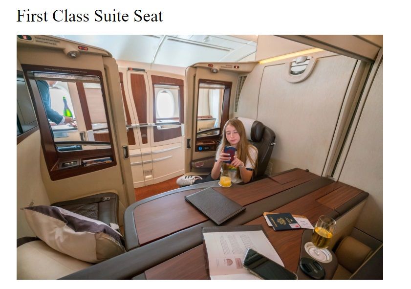 mewahnya kabin suite Singapore Airlines