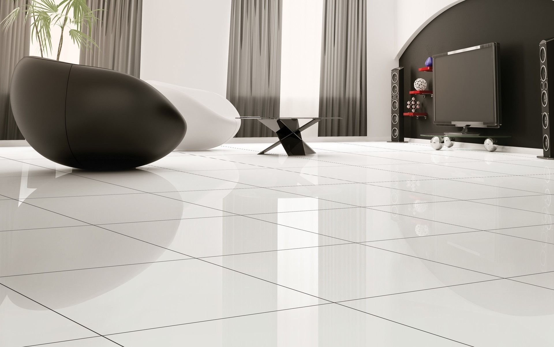 Pelapis lantai yang tepat bisa membuat rumah mungil tampak luas.