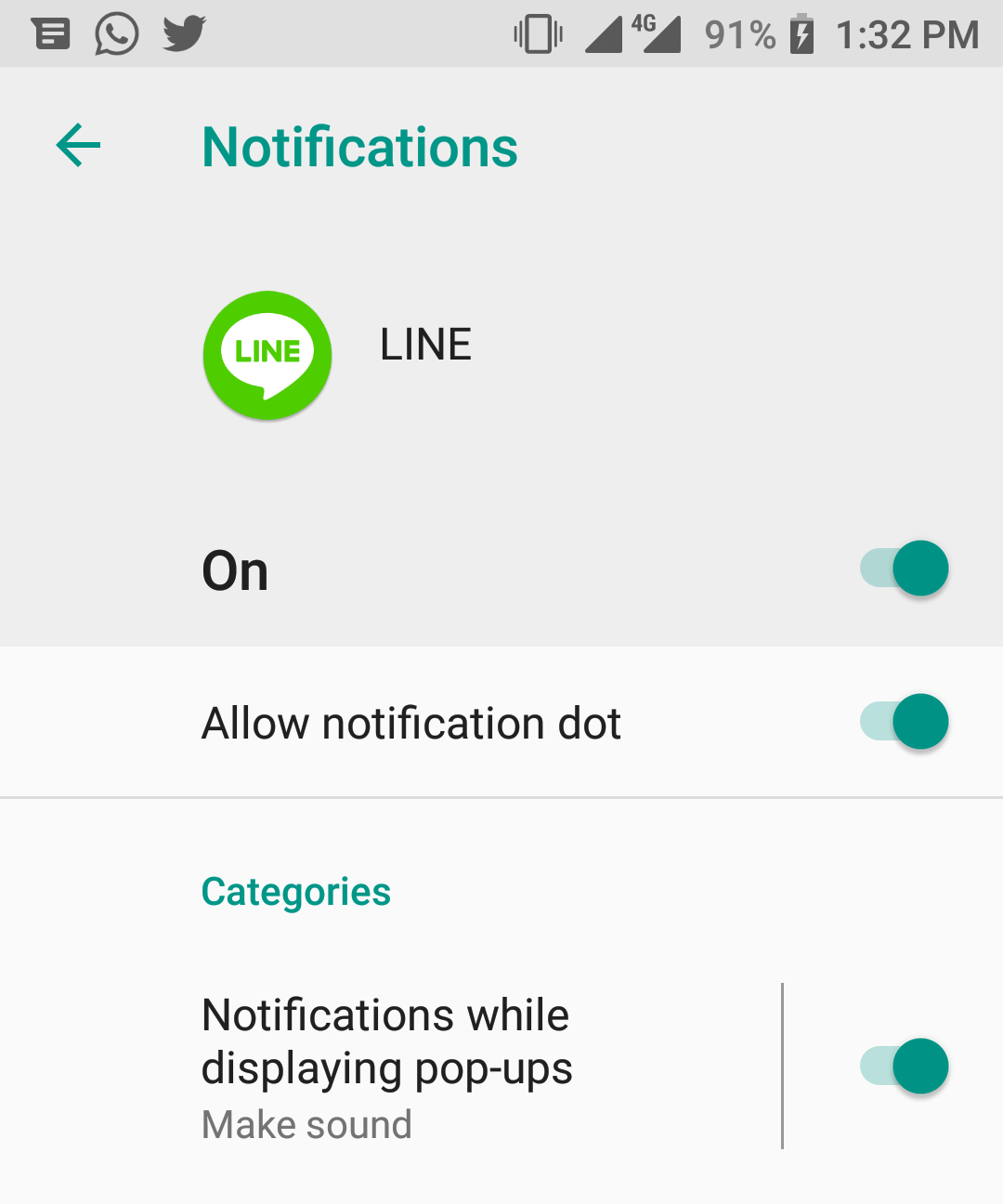 Setting Notifikasi