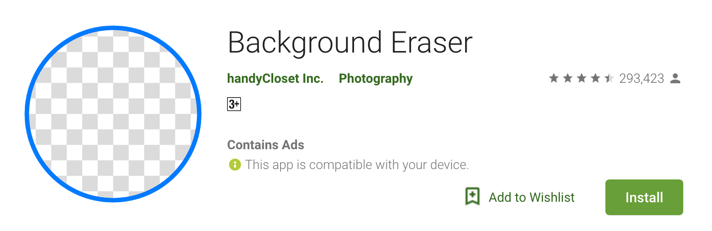 Aplikasi Background Eraser