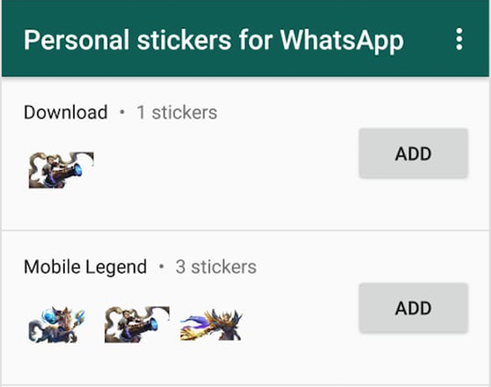 Aplikasi Stickers for Whatsapp