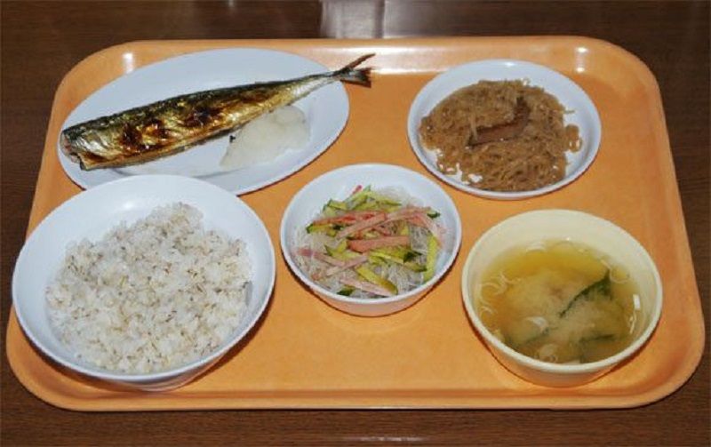 Menu makanan di penjara Jepang