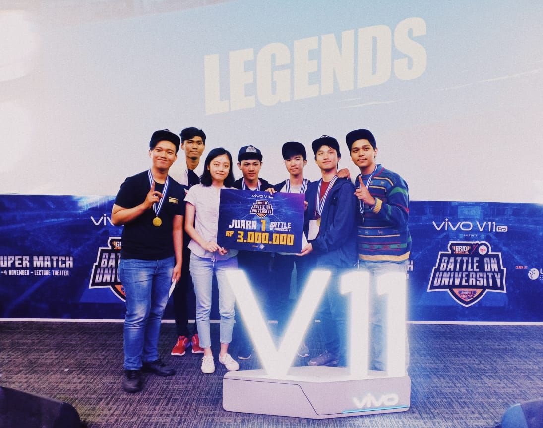 Legends, tim yang berhasil memenangkan Super Match di Battle On University