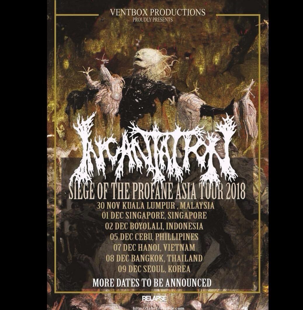 Incantation Asia Tour