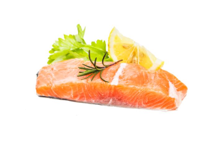 Bahan makanan agar rambut cepat panjang: salmon