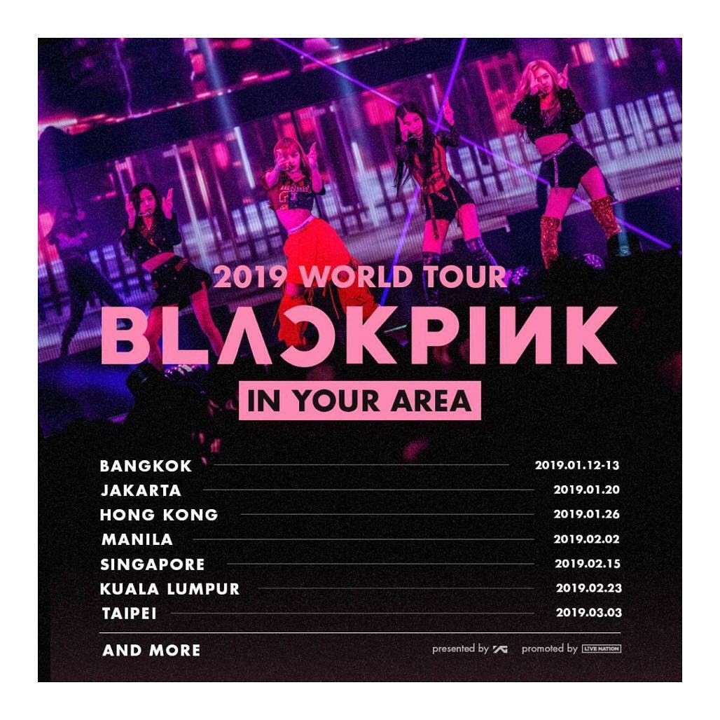 Tur BLACKPINK yang bertajuk In Your Area juga digelar di Jakarta