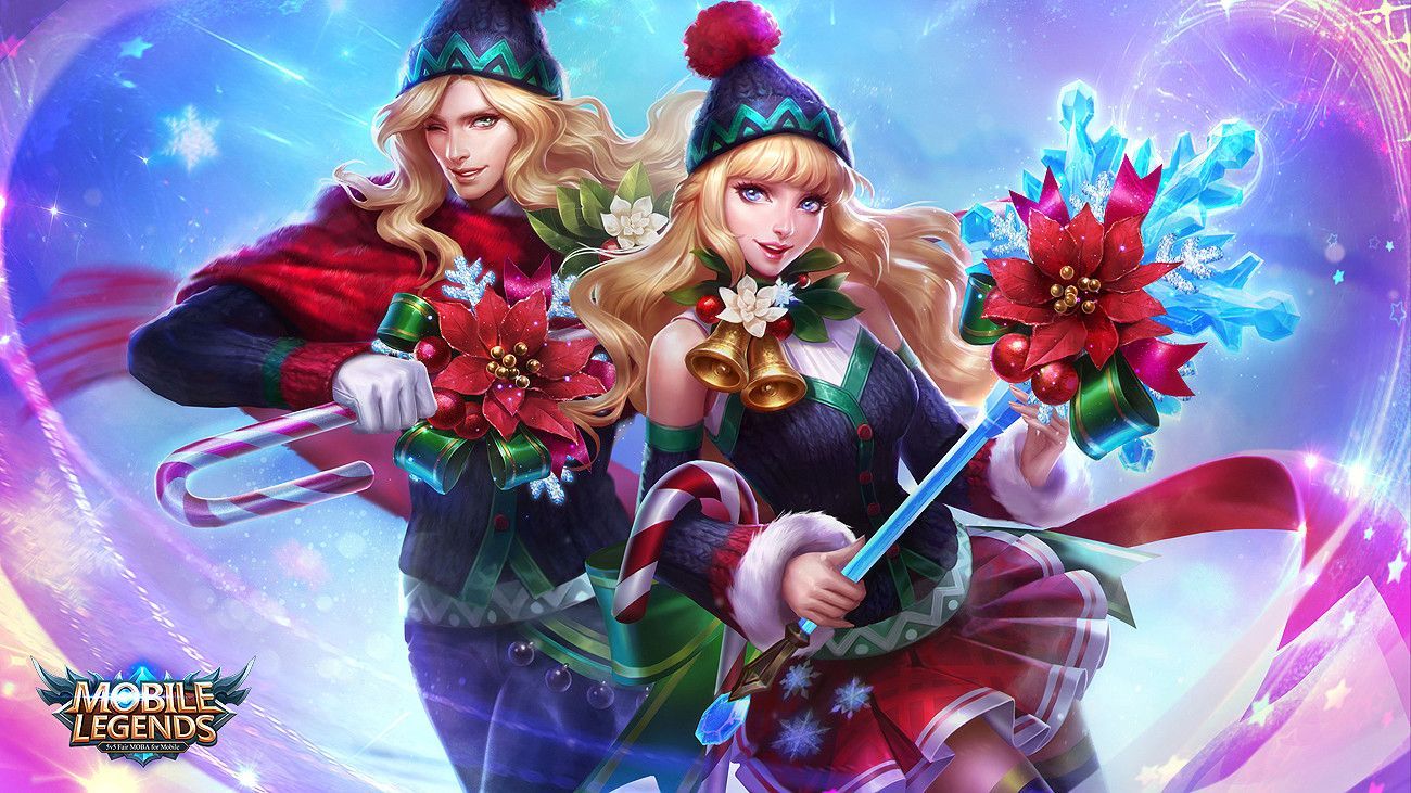 Skin couple Lancelot dan Odette pada event Christmas 2017