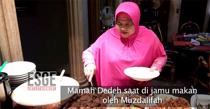 Mamah Dedeh makan di rumah mewah Muzdalifah