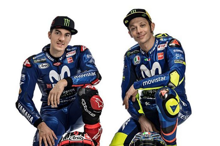 Maverick Vinales dan Valentino Rossi