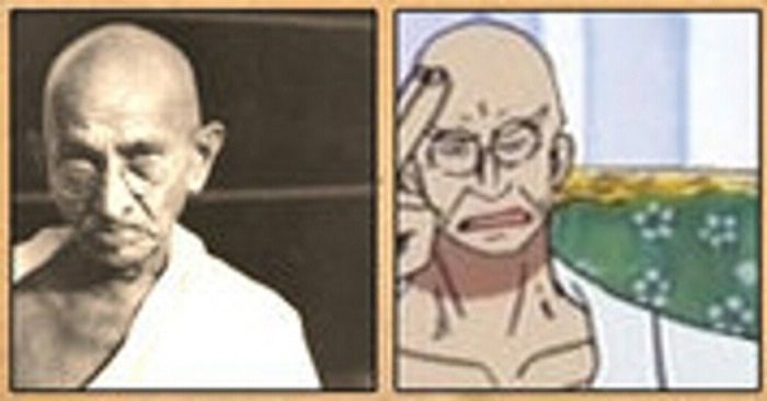 Mahatma Gandhi - salah satu Gorosei
