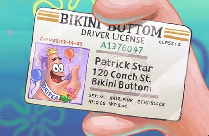 SIM milik Patrick