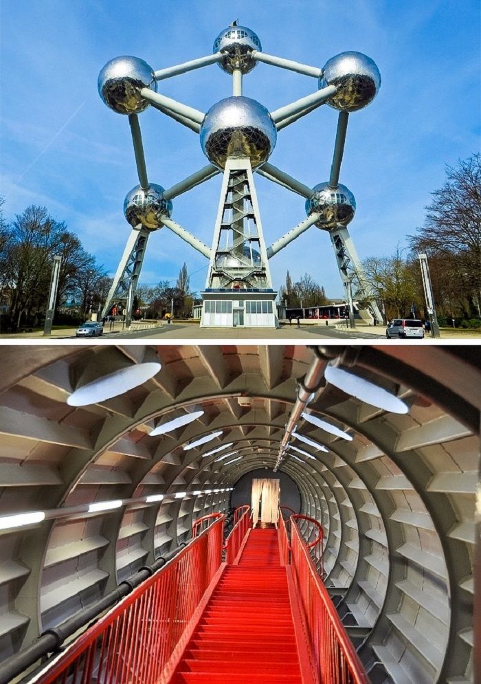 The Atomium di Brussels, Belgia