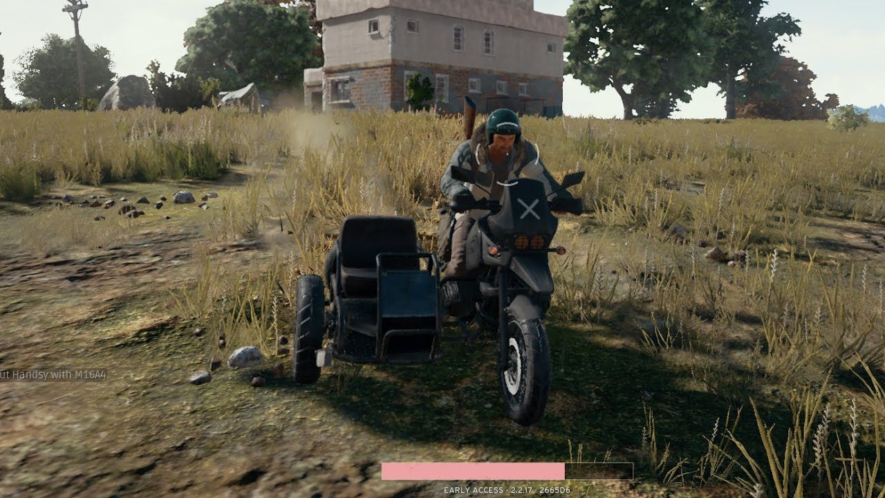 Motor dengan kapasitas tambahan (sidecar) di PUBG