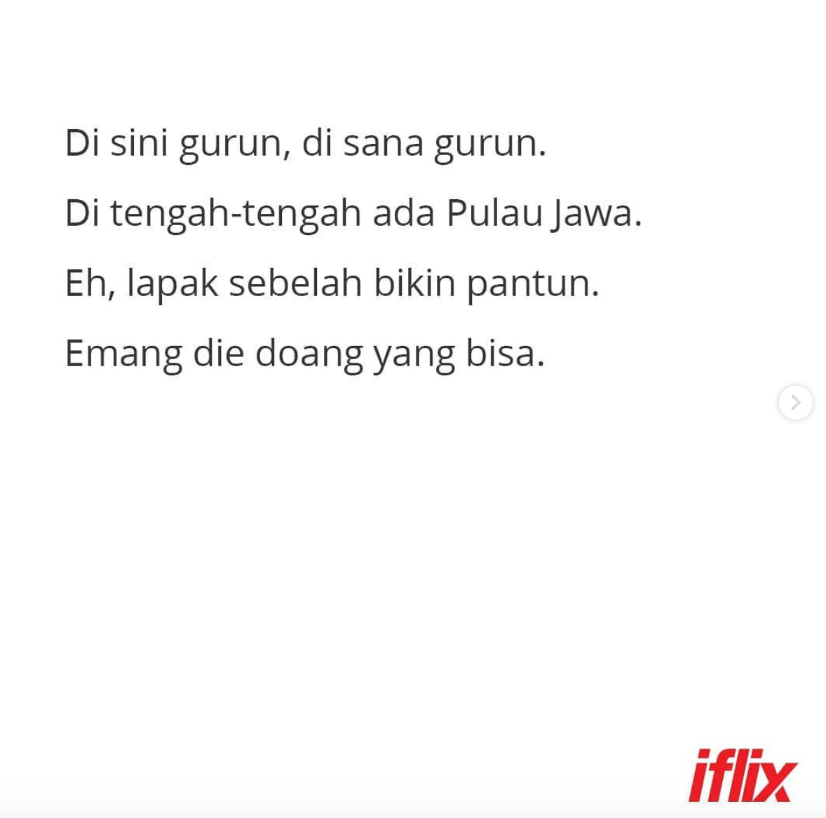 Pantun dari Iflix