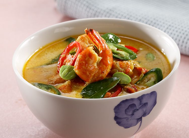 Tanpa kari santan udang Udang Masak