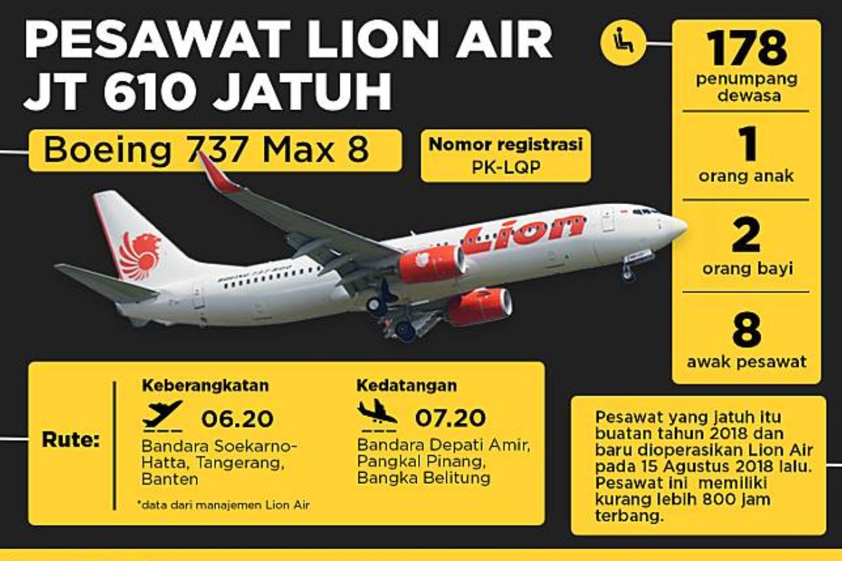 Lion Air JT 610.
