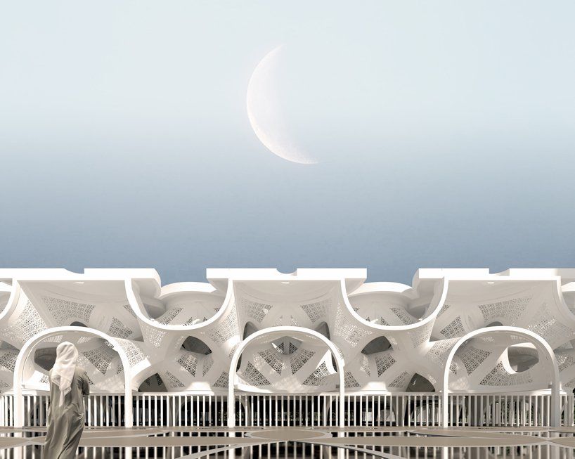 Masjid bermandikan cahaya di Dubai