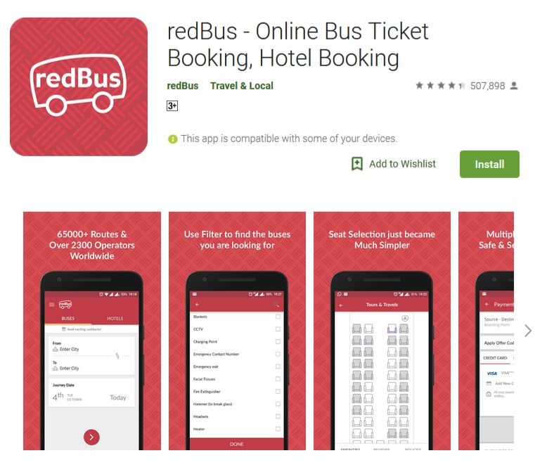 aplikasi redBus