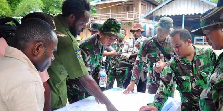 Ilustrasi TNI di Papua