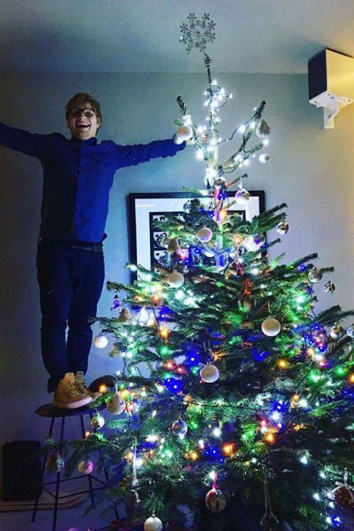 dekorasi natal Ed Sheeran