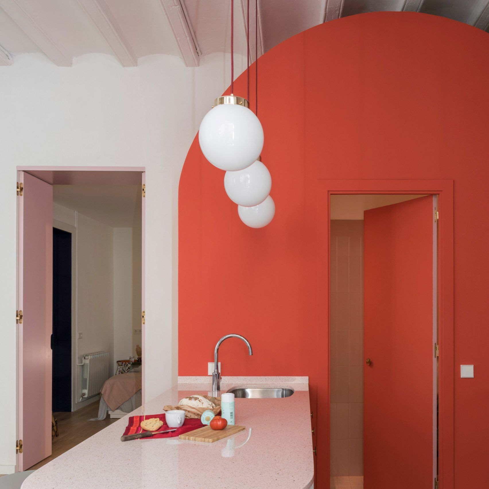 Inspirasi interior coral