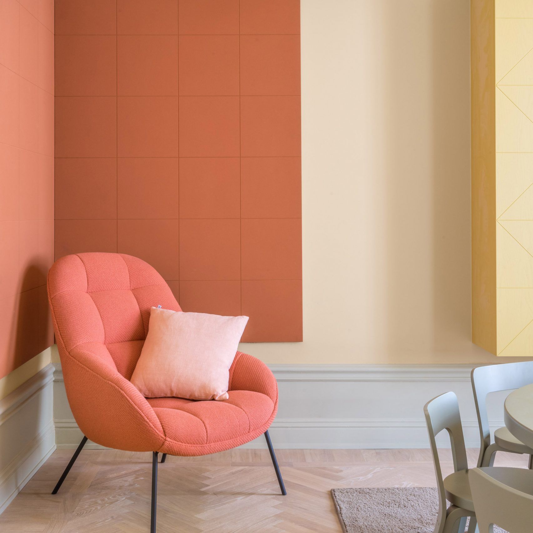 Inspirasi interior coral