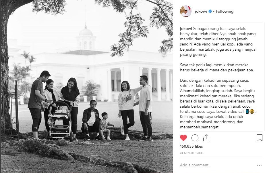 unggahan Jokowi