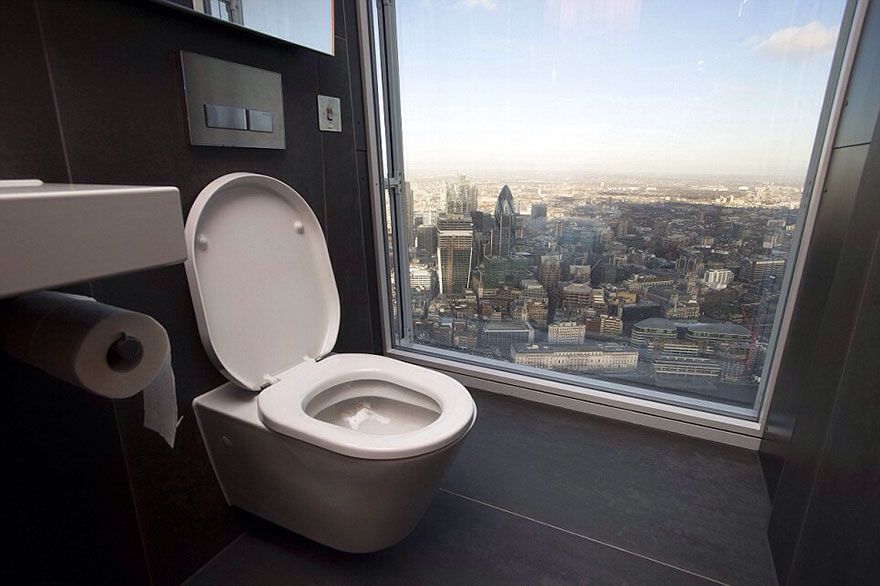  Toilet Di Lantai 68 The Shard, London