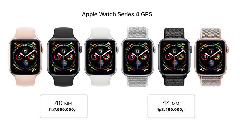 Bocoran Harga Apple Watch Series 4 di 