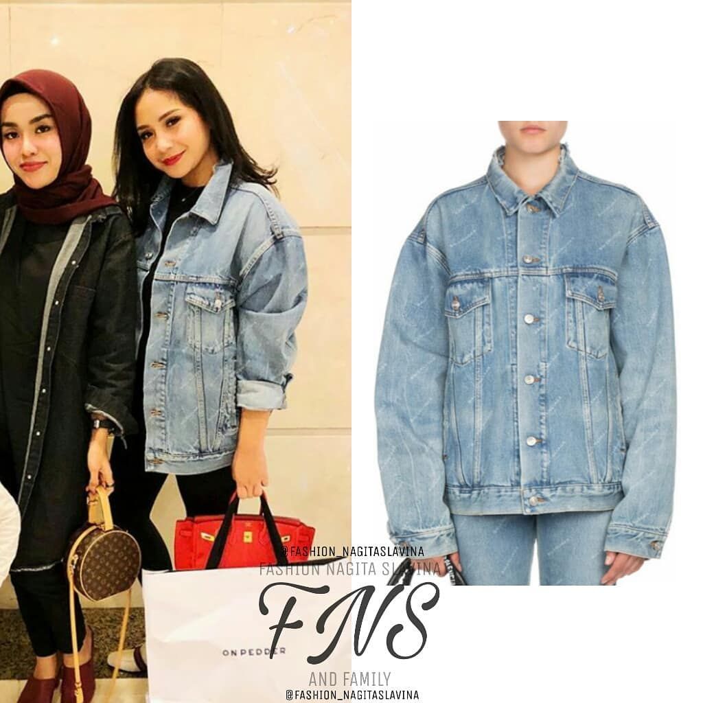 jaket jeans balenciaga