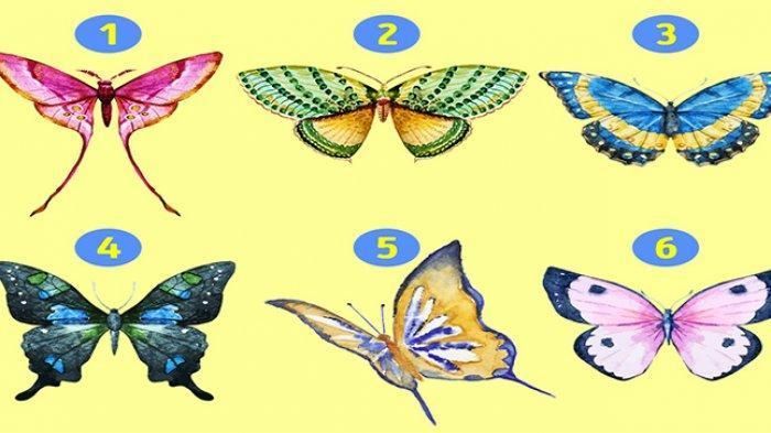 Gambar kupu-kupu yang mengungkap kepribadian Anda