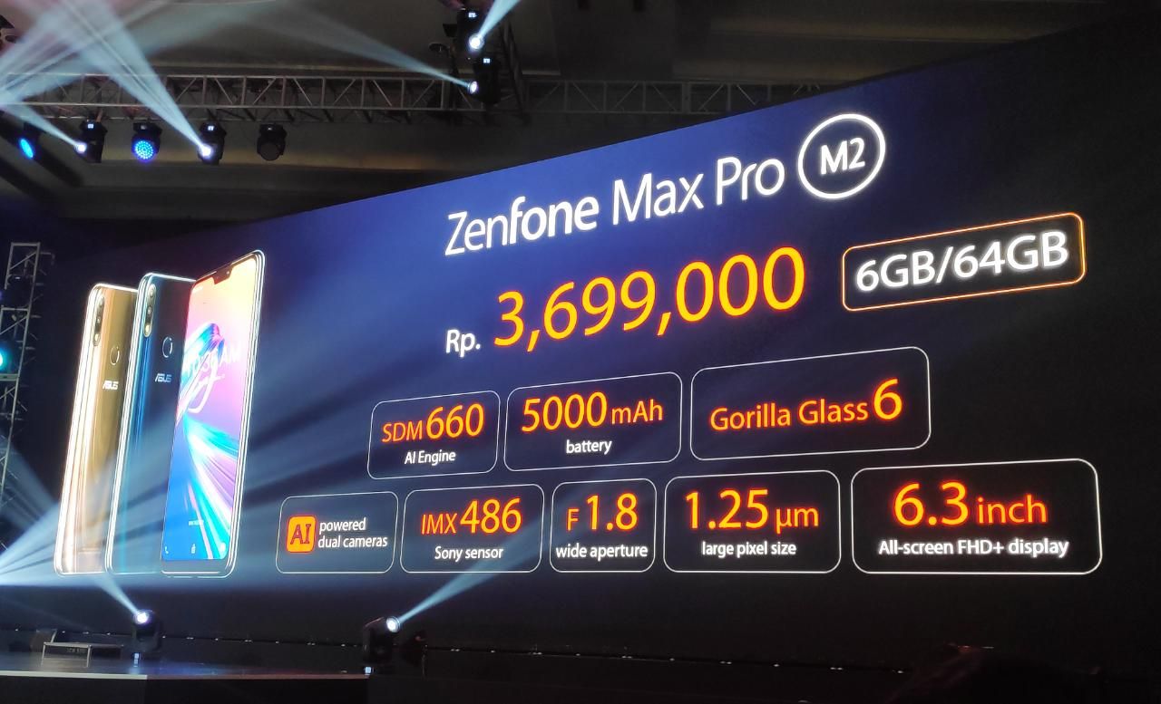 Harga Asus Zenfone Max Pro M2 6GB/64GB