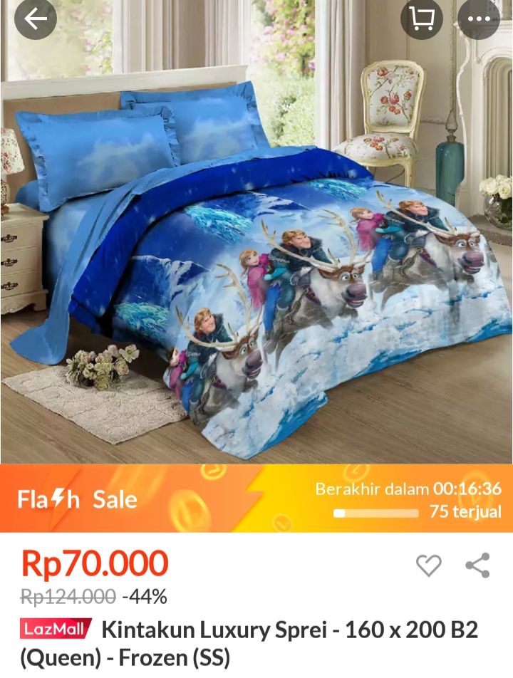 Promo sprei di Harbolnas