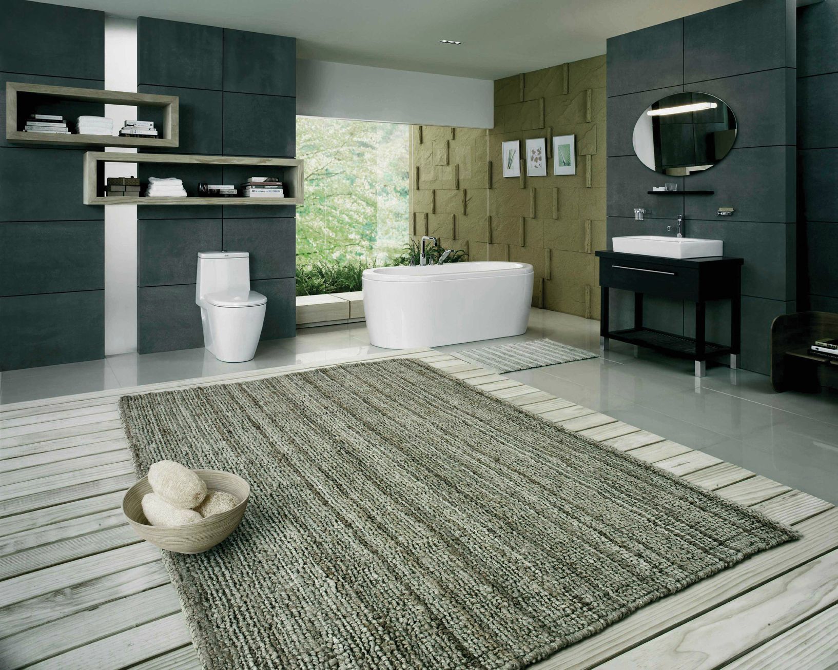 Designer Bathroom Rugs And Mats Within Finest Bathroom Grey Shag Large Bath Rugs For Modern Bathroom Floor Design On Designer Bathroom Rugs And Mats - Home Improvement