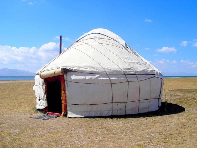 Yurts (Kyrgyztan, Asia Tengah)