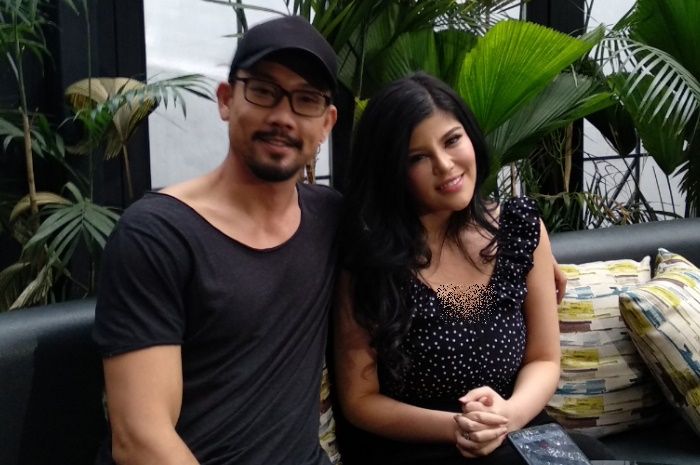 Dita Soedarjo dan Denny Sumargo saat ditemui di Rock Paper Scissors, Kuningan, Jakarta Selatan