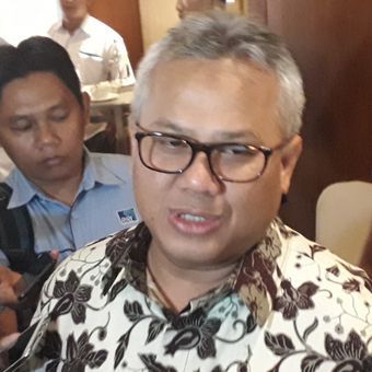  Ketua KPU Arief Budiman(KOMPAS.com/Fitria Chusna Farisa