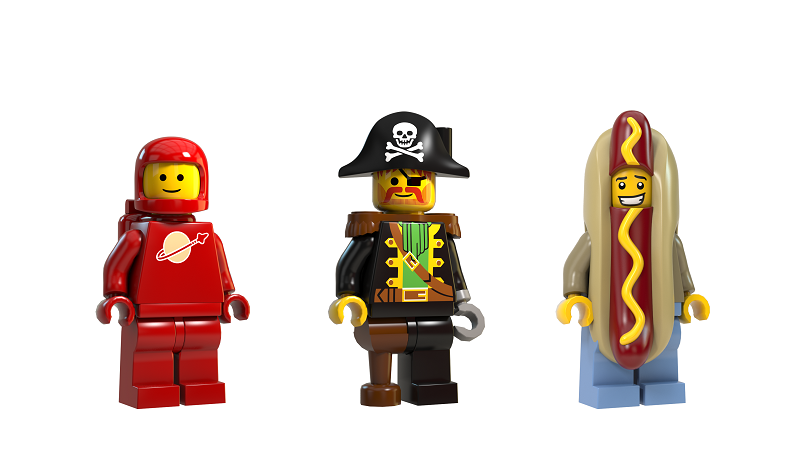 Minifigures ikonik LEGO