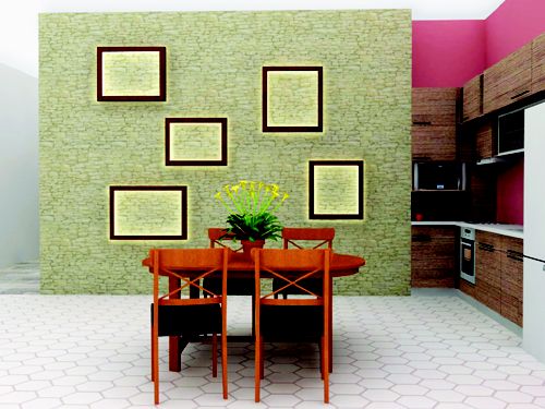 Mengubah susunan penataan bingkai di dinding adalah cara mudah namun efeknya besar mengubah tampilan ruang.